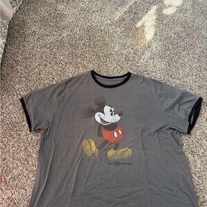 Disney Charcoal Mickey Mouse Men's Tee